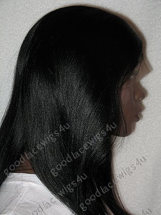 human hair yaki straight lace front wig with glueless cap human hair yaki straight lace front wig with glueless cap