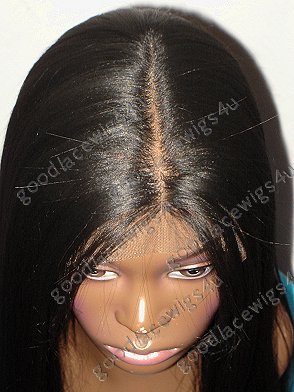 Affordable Lace front wig with 5 inch parting and baby hairs